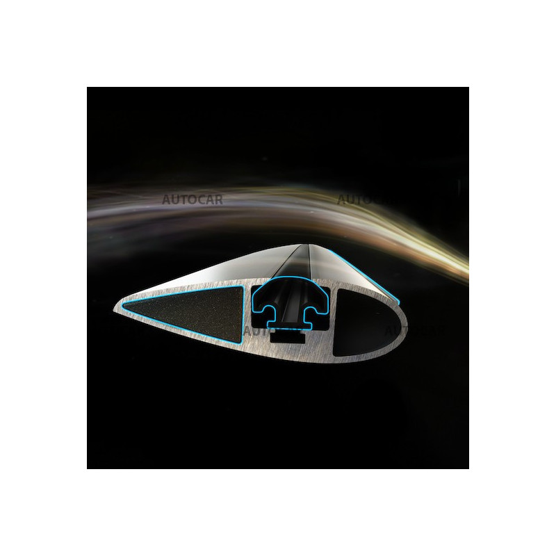 Strešný nosič Whispbar uzavretý - hliníkový